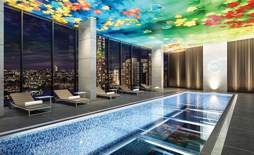 Swimming over the abyss: a swimming pool in one of Vancouver's skyscrapers awaits only the brave Swimming over the abyss: a swimming pool in one of Vancouver's skyscrapers awaits only the brave