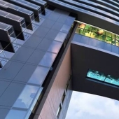 Swimming over the abyss: a swimming pool in one of Vancouver's skyscrapers awaits only the brave