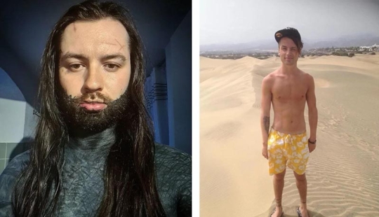 Swiss gets to know his body by covering it with a solid tattoo