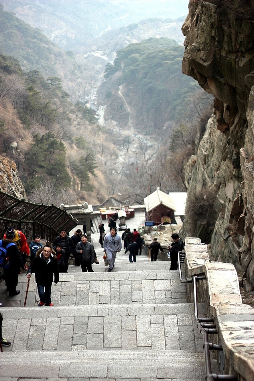 Taishan. Sunrise Mountain Taishan. Sunrise Mountain