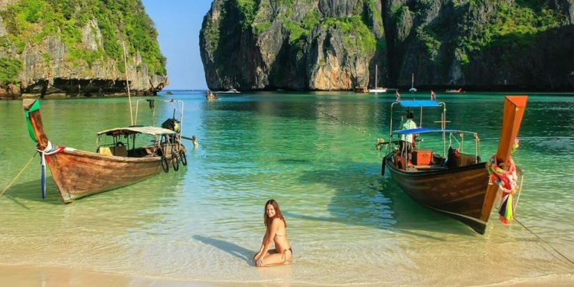 Take me back to the beach! A beautiful Thai cove made famous by the famous film starring Leonardo DiCaprio, will reopen after a three-year coral rejuvenation project Take me back to the beach! A beautiful Thai cove made famous by the famous film starring Leonardo DiCaprio, will reopen after a three-year coral rejuvenation project