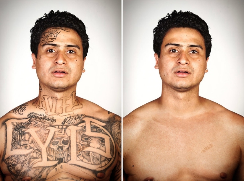 Tatuajes retocados de gángsters: El proyecto fotográfico de Steve Barton