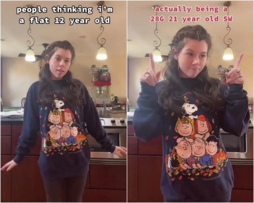 The 12-year-old blogger turned out to be an adult girl with a 7 breast size The 12-year-old blogger turned out to be an adult girl with a 7 breast size