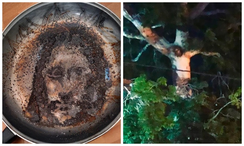 The appearance of Christ to the people: the users of social networks share photos of the face of Jesus in everyday objects