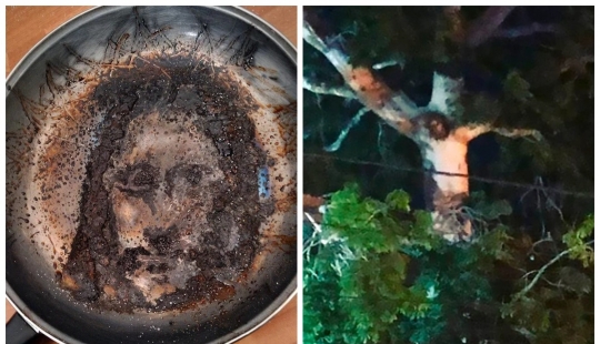 The appearance of Christ to the people: the users of social networks share photos of the face of Jesus in everyday objects