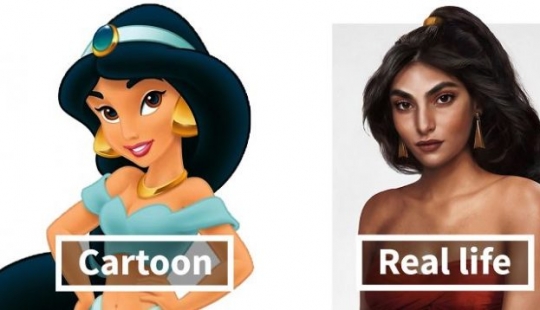 The artist shows how Disney characters can look in real life The artist shows how Disney characters can look in real life