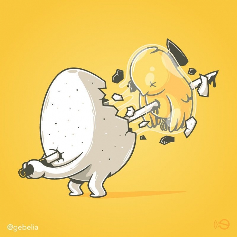 The bitter truth about modern life in the illustrations of Italian