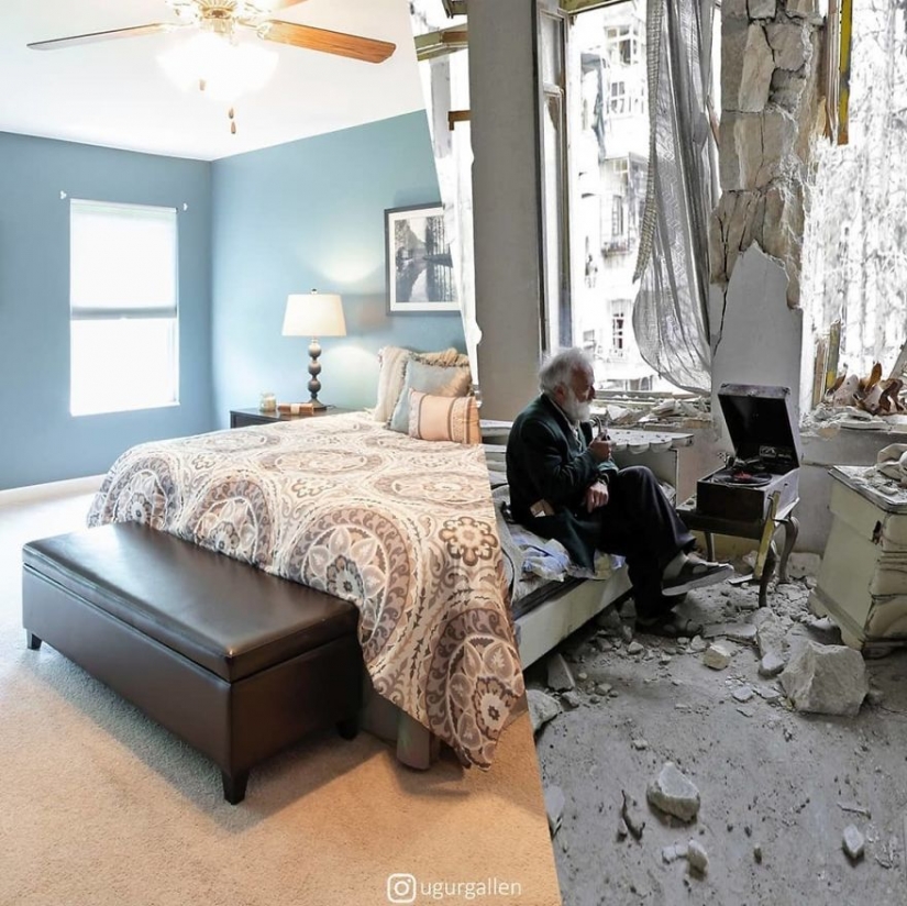 The contrast between the two worlds we live in The contrast between the two worlds we live in