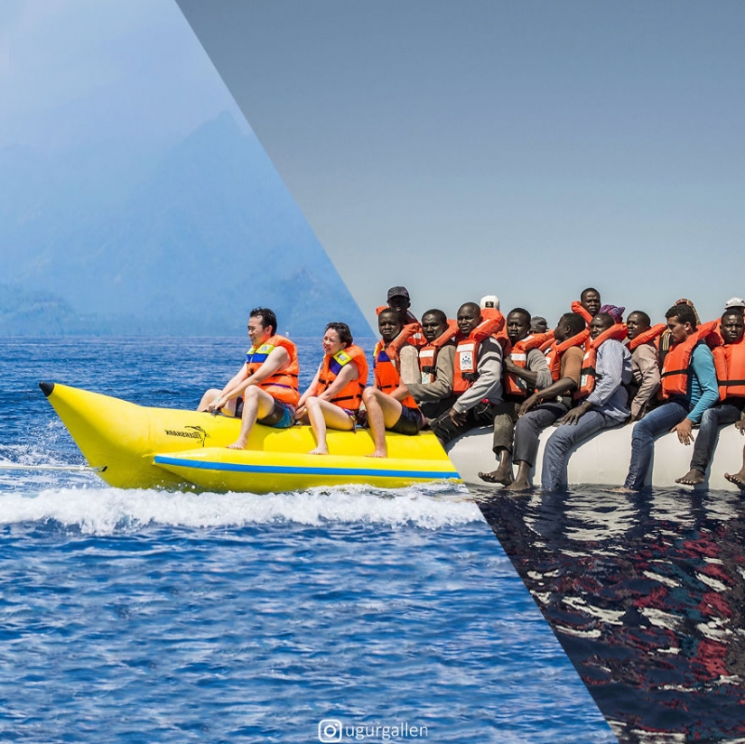 The contrast between the two worlds we live in The contrast between the two worlds we live in