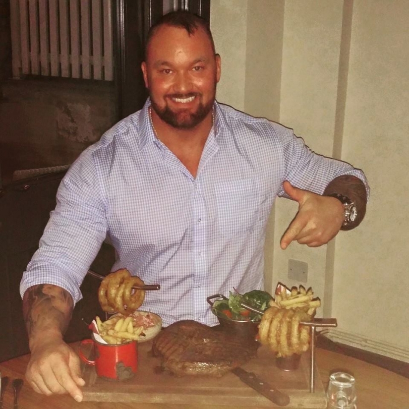 The diet of the strongest man in the world The diet of the strongest man in the world