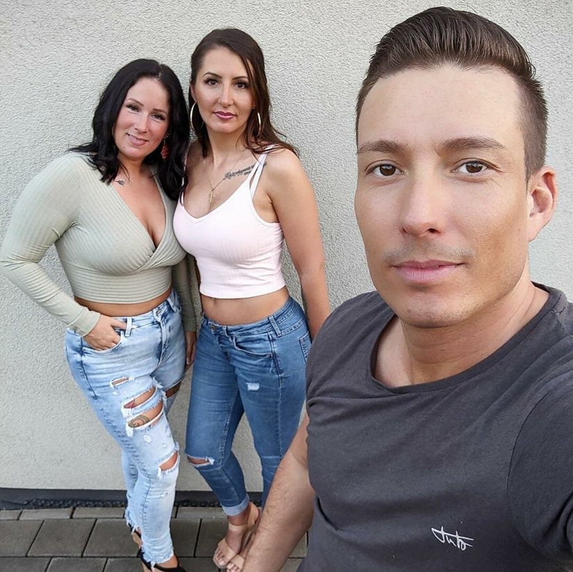 The father of two daughters is going to marry two women, and his wife does not mind