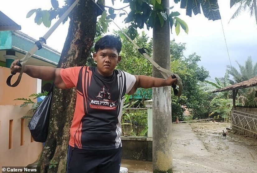 The fattest boy in the world lost beyond recognition: so it now looks