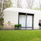 The first residential building in Europe, printed on a 3D printer, was occupied by residents