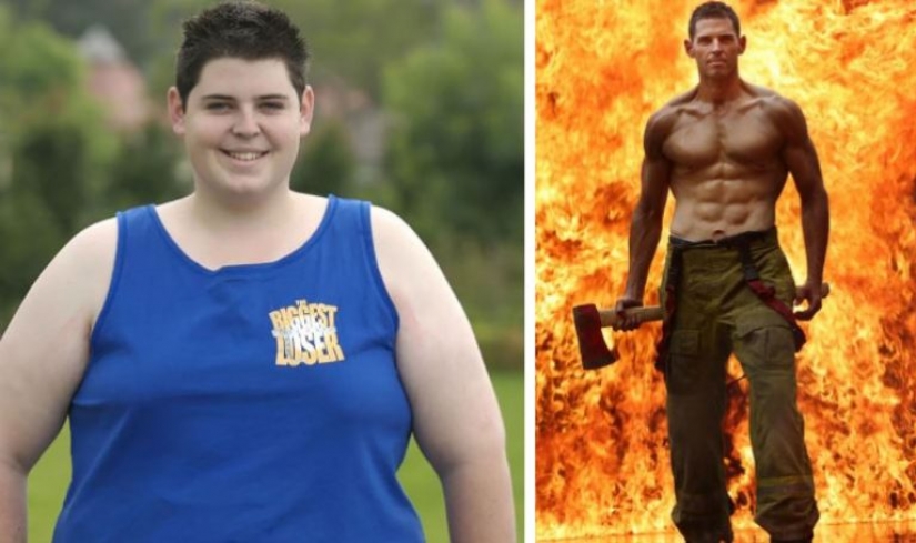 The former winner of the TV show about weight loss has turned into a real macho The former winner of the TV show about weight loss has turned into a real macho