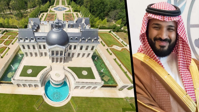 The French castle of the Arabian prince is the most luxurious mansion in the world The French castle of the Arabian prince is the most luxurious mansion in the world