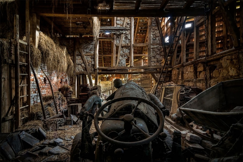 The German spent ten years searching all over Europe for cemeteries of old cars - from tractors to Mercedes