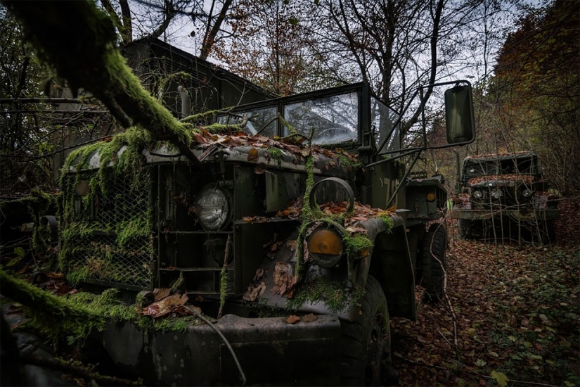 The German spent ten years searching all over Europe for cemeteries of old cars - from tractors to Mercedes