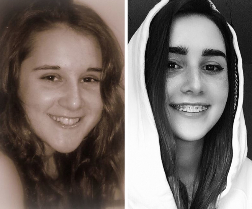 The girls revealed how the appearance can change over the years The girls revealed how the appearance can change over the years