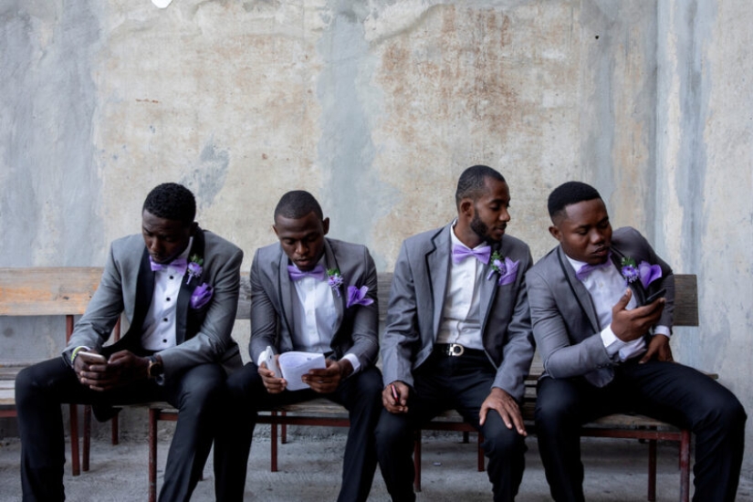 The glitz and poverty of Haitian weddings