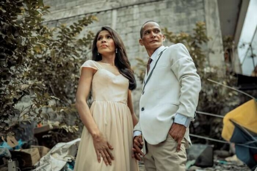 The good people of arranged marriage for the couple of homeless people, who for 24 years together