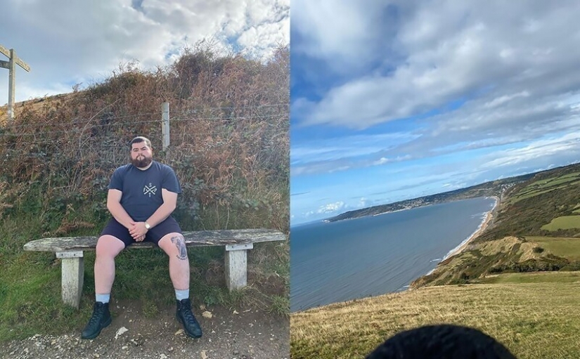 The guy leaves reviews of benches all over the UK