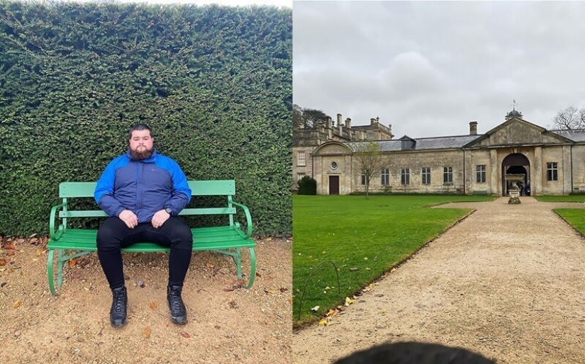 The guy leaves reviews of benches all over the UK