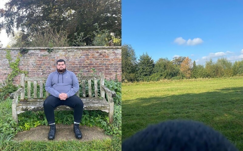 The guy leaves reviews of benches all over the UK