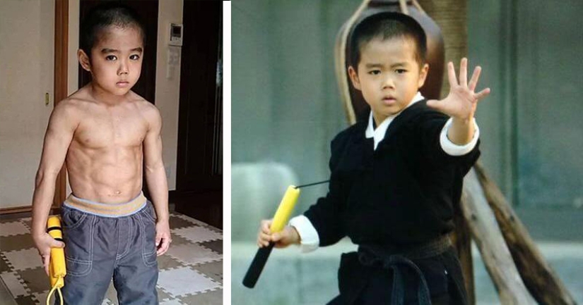 The kid imitated Bruce Lee and became a kung fu legend himself