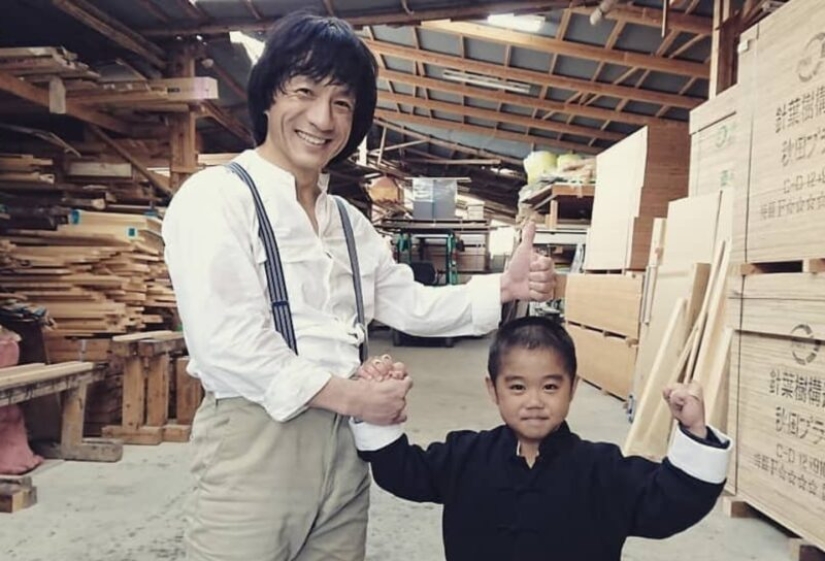 The kid imitated Bruce Lee and became a kung fu legend himself