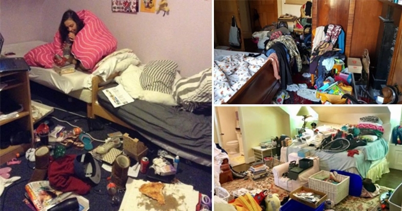 The Kingdom of mess: las habitaciones más desordenadas del Reino Unido