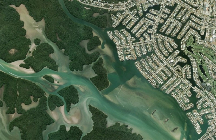 The landscapes created by human hands