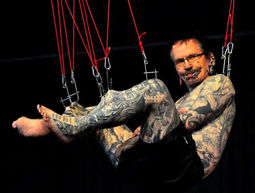 The most pierced man on the planet Rolf Buchholz: "There are 278 pieces of iron in my genitals alone" The most pierced man on the planet Rolf Buchholz: "There are 278 pieces of iron in my genitals alone"