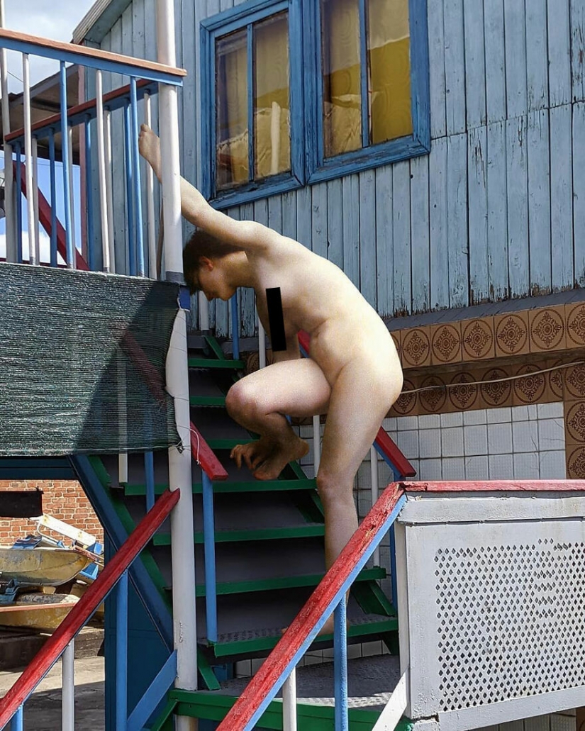 The nymph in the reserved seat and other collages by Alexey Kondakov The nymph in the reserved seat and other collages by Alexey Kondakov