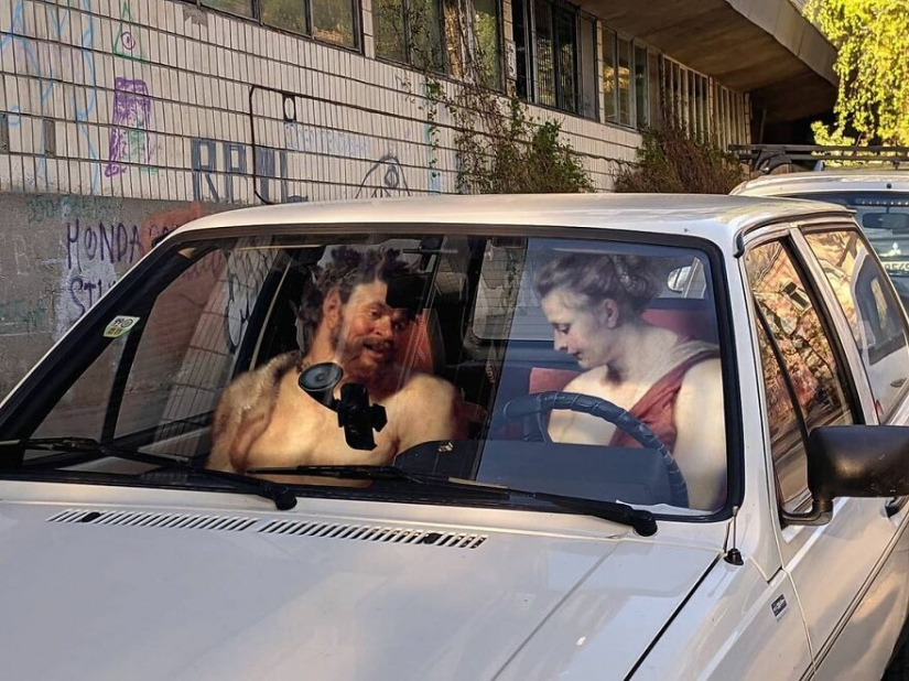 The nymph in the reserved seat and other collages by Alexey Kondakov The nymph in the reserved seat and other collages by Alexey Kondakov