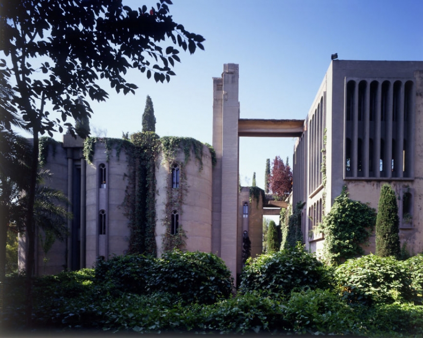 The old cement factory was turned into a real villa