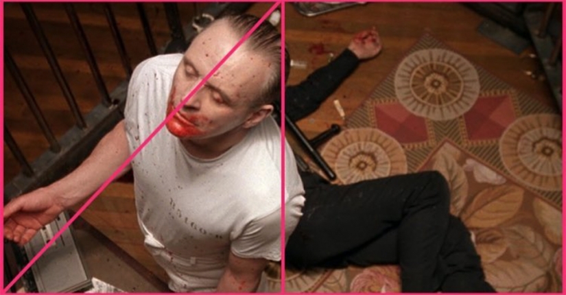 The perfect composition of frames from famous films