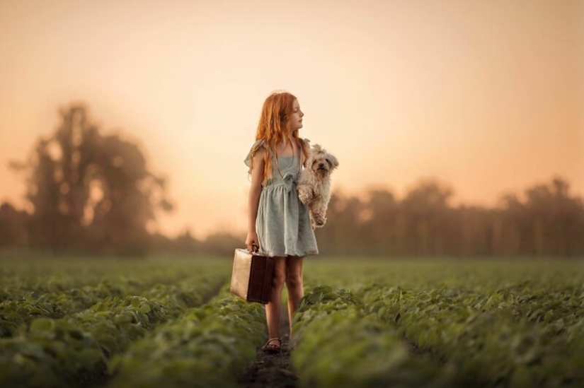 The photographer has created a tale for daughters The photographer has created a tale for daughters