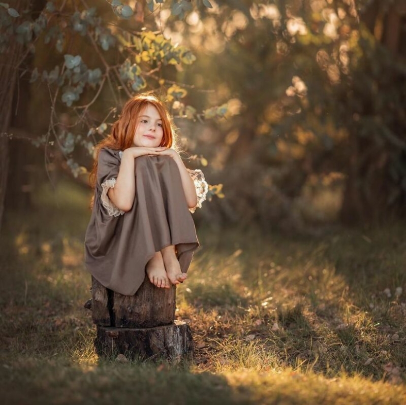 The photographer has created a tale for daughters The photographer has created a tale for daughters