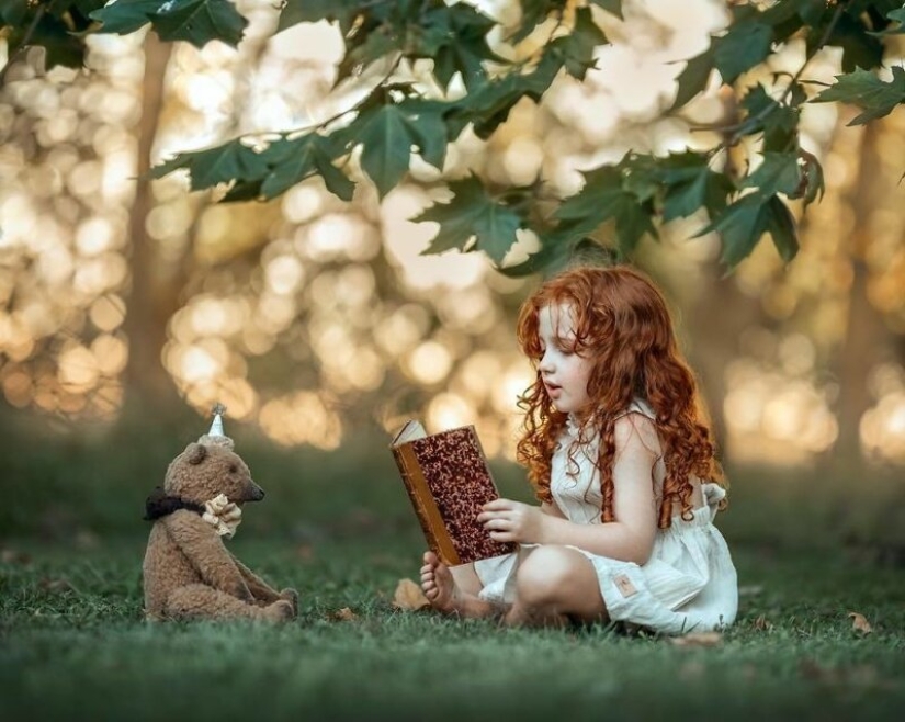 The photographer has created a tale for daughters The photographer has created a tale for daughters