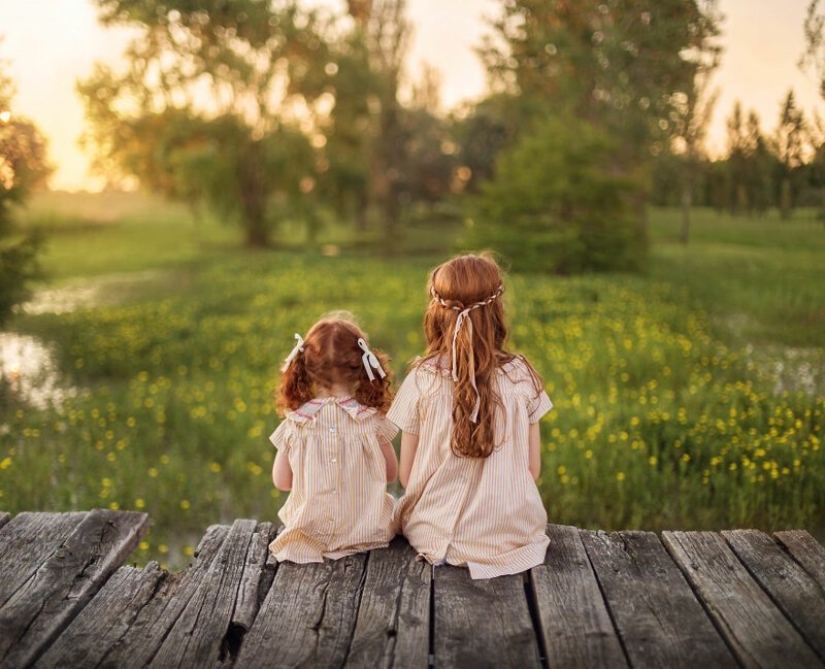The photographer has created a tale for daughters The photographer has created a tale for daughters
