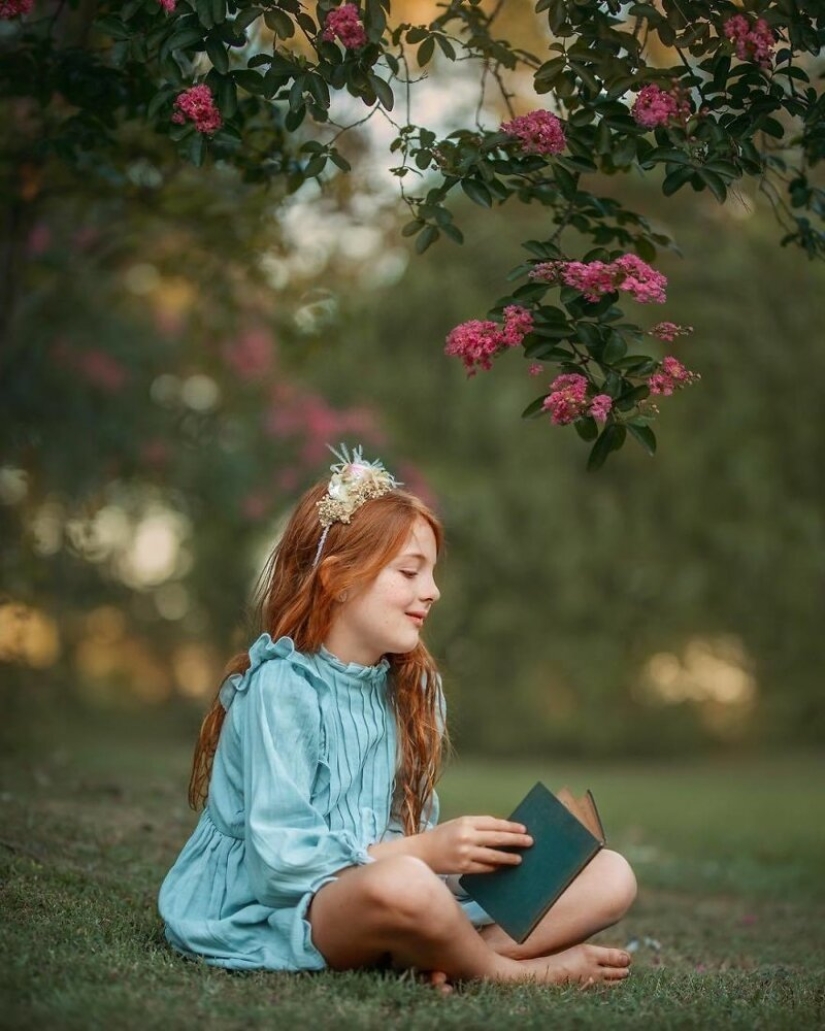 The photographer has created a tale for daughters The photographer has created a tale for daughters