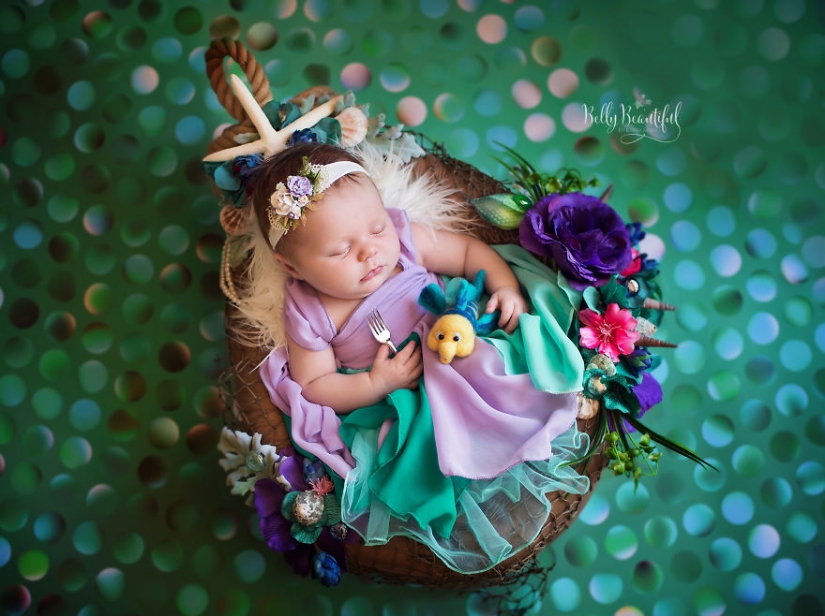 The photographer turned 6 baby girls into real Disney princesses