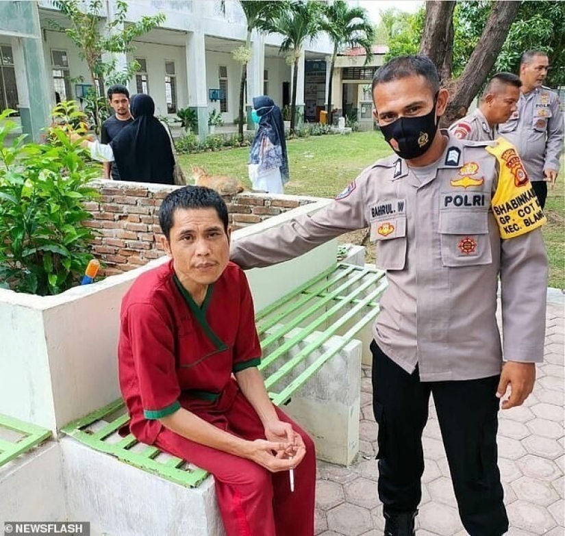 The policeman declared dead 15 years ago, returned to the family