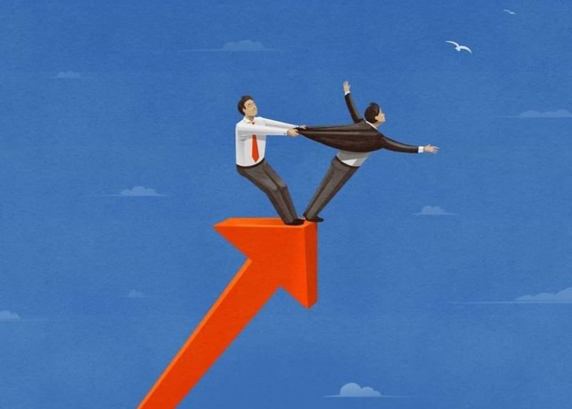 The sad truth about modern life: 20 provocative illustrations Marco Melgrati