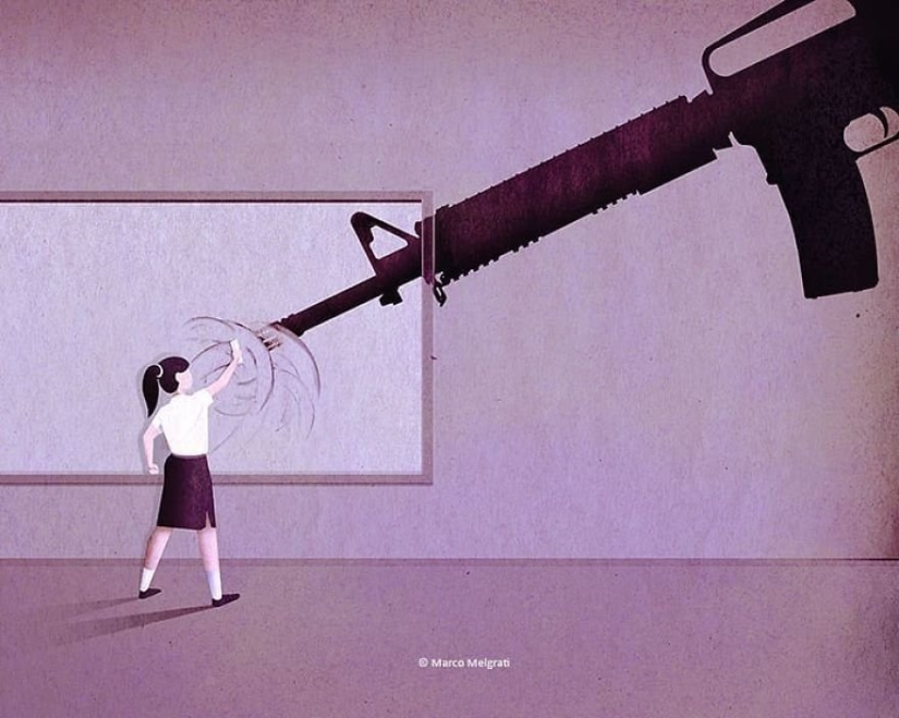 The sad truth about modern life: 20 provocative illustrations Marco Melgrati The sad truth about modern life: 20 provocative illustrations Marco Melgrati
