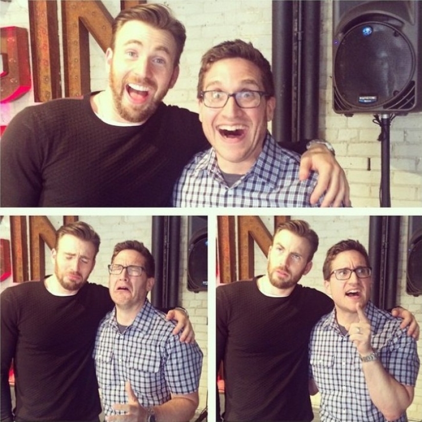 The stars depict joy, sadness and bewilderment. Some are doing well