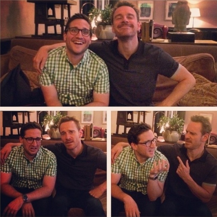 The stars depict joy, sadness and bewilderment. Some are doing well