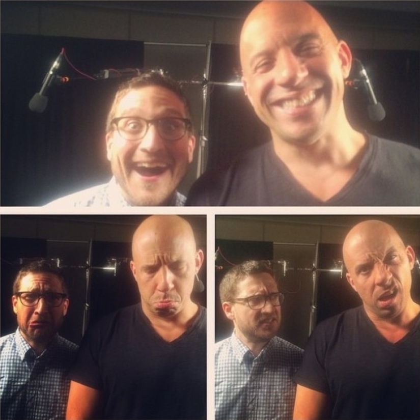 The stars depict joy, sadness and bewilderment. Some are doing well