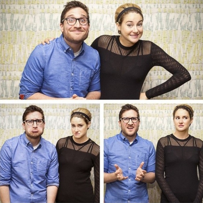 The stars depict joy, sadness and bewilderment. Some are doing well