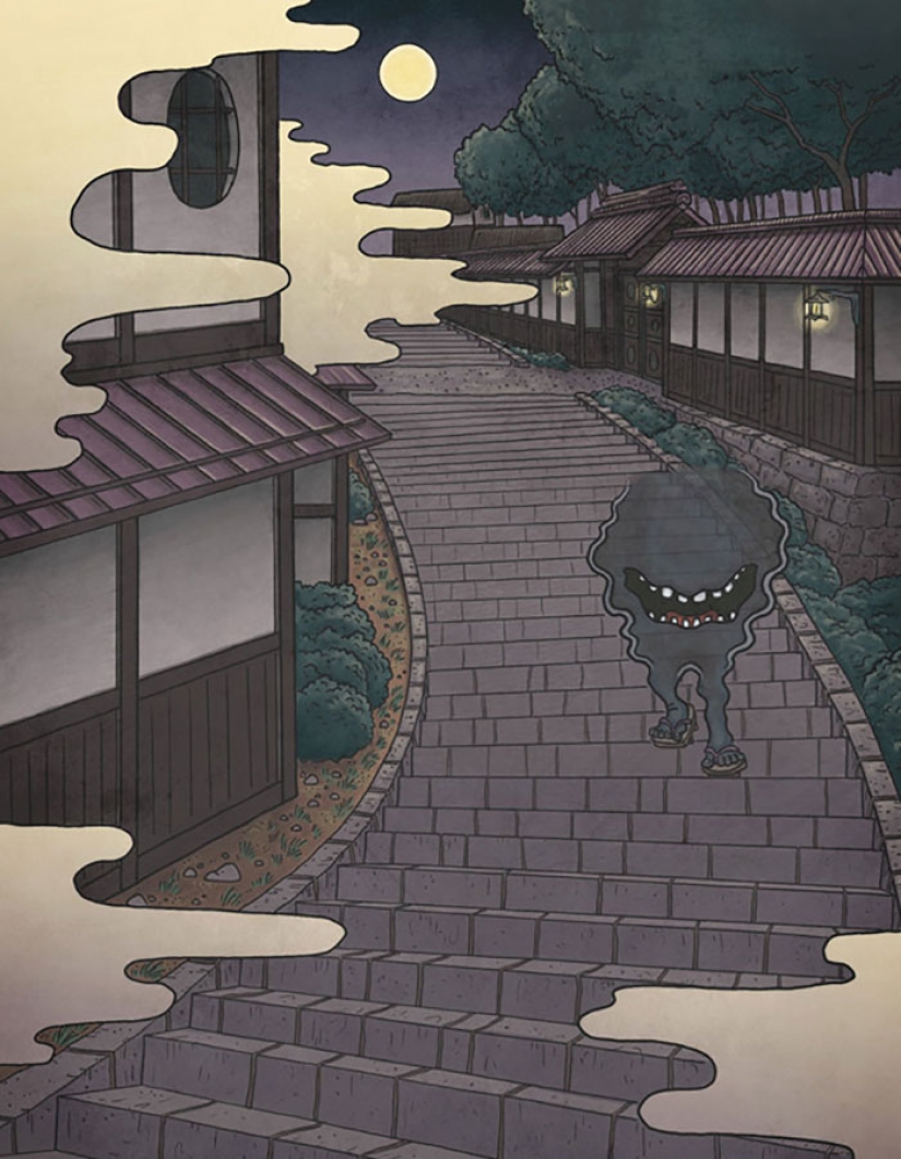 The strangest mythological creatures in Japan